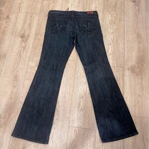 Adriano goldschmied AG jeans womens 32 R dark denim bootcut USA